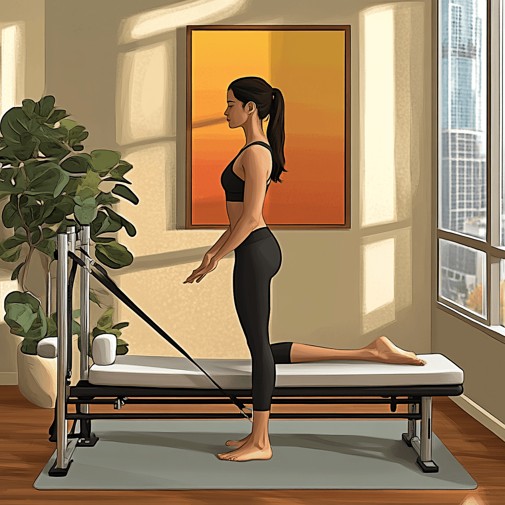 Illustration du cours Pilates Reformer au studio Mon Pilates